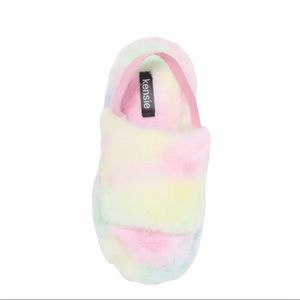 Kensie Faux Fur Slides Slipper House Slippers | House Shoes